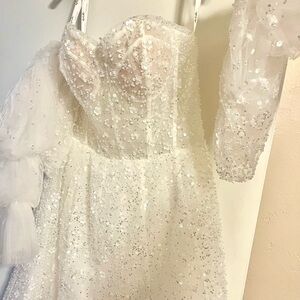 Elegant White Bridal Dress